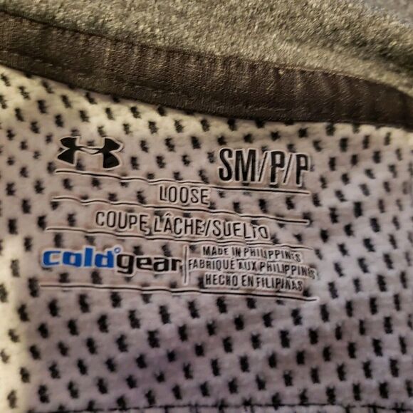 Under Armour Gray Black Alabama Crimson Tide Longsleeve Shirt Sz S - Picture 5 of 6